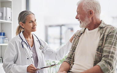 Provider with a patient at VIP Urgent Care Long Beach