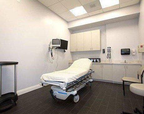 Exam room at VIP Urgent Care Tarzana